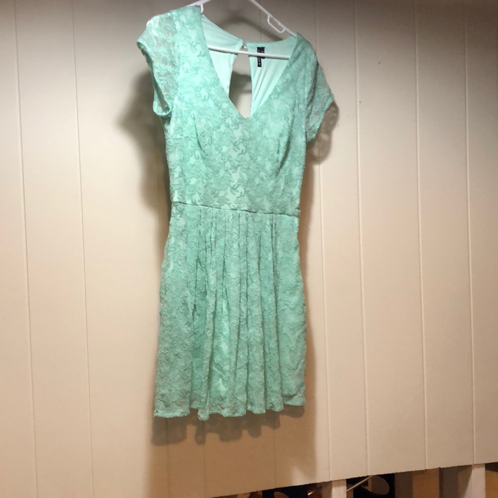 Heartsoul mint lace mini